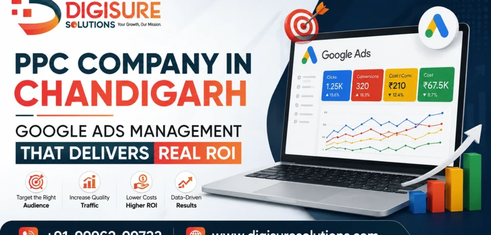 PPC Company in Chandigarh Searching for a results-driven PPC company in Chandigarh? Digisure Solutions manages Google Ads, Display, Shopping & Remarketing campaigns that generate real leads and measurable ROI. Get a free PPC audit today.